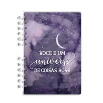 Caderno Você e um universo de coisas boas 15x21cm