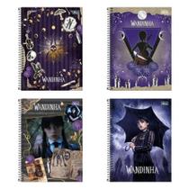 caderno wandinha 1 materia tilibra 80 folhas