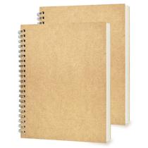 Caderno Ykimok College Ruled Soft Yellow Cover, pacote com 2