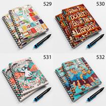 Cadernos 1/4 Capa Dura PET 96 Folhas Escolha o Seu