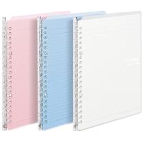 Cadernos Binder KOKUYO Campus A5 Slim, pacote com 3 unidades com papel