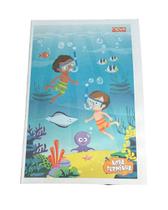 Cadernos Brochura Básico Capa Flexível 1/4 48fls escolar 5un