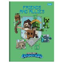 Cadernos Brochura Capa Dura Minecraft 80 Folhas Foroni