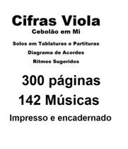 Cadernos Cifras Viola Caipira 3 Volumes 300 pág