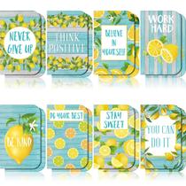Cadernos de bolso Fainne Lemon Zest Inspirational 16 unidades Cadernos de bolso Fainne Lemon Zest Inspirational 16 unidades