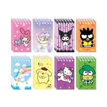 Cadernos De Desenho Infantil Hello Kitty Kuromi 10-20pcs Planejador Semanal Portátil Suprimentos