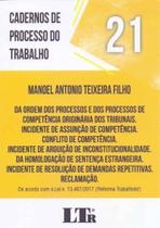Cadernos De Processo Do Trabalho N.21 - 01Ed/18 - LTR EDITORA