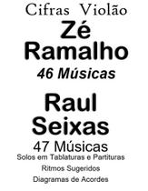 Cadernos de Solos e Cifras Violão Dois Volumes Raul Seixas e Zé Ramalho