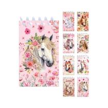 Cadernos Espiral Mini Em Aquarela Com Tema De Cavalo Para Meninas, 8 Peças, Diários Escolares, Cadernos Espiral Mini Em Aquarela Com Tema De Cavalo Para Meninas, 8 Peças, Diários Escolares,