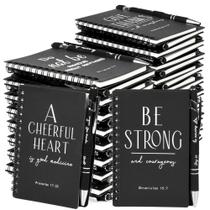 Cadernos INSADA Christian Prayer Journal Spiral Black 30 conjuntos Cadernos INSADA Christian Prayer Journal Spiral Black 30 conjuntos