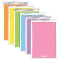 Cadernos Steno Spiral Oxford Top Bound 6x9", 80 folhas, pacote com 6 Cadernos Steno Spiral Oxford Top Bound 6x9", 80 folhas, pacote com 6