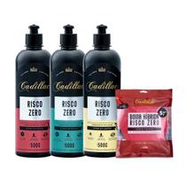 Cadillac Risco Zero (Lustro, Refino, Corte) e Boina Lã Risco Zero (5,5 Pol)