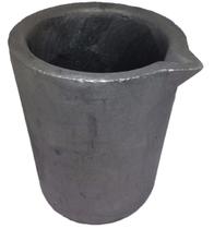 Cadinho Para Fundição metal Alumínio Latão Prata Cobre 1,5L - TAPCAMP