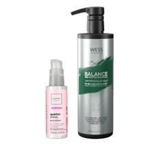 Cadiveu Balm Quartzo 120ml + Wess Balance Cond. 500ml