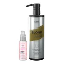 Cadiveu Balm Quartzo 120ml + Wess Blond Cond. 500ml