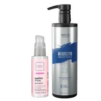 Cadiveu Balm Quartzo 120ml + Wess Nano Passo 2 - 500ml