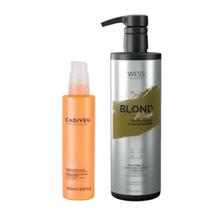 Cadiveu Booster Nutri Glow 200ml + Wess Blond Mask 500ml