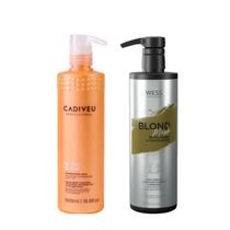 Cadiveu Cera Nutri Glow 500ml + Wess Blond Mask 500ml