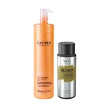 Cadiveu Cond. Nutri Glow 980ml + Wess Blond Cond. 250ml