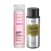 Cadiveu Cond. Quartzo 250ml + Wess Blond Shampoo 250ml