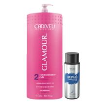 Cadiveu Cond. Rubi Glamour 3L + Wess Repair Shampoo 250ml