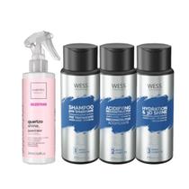 Cadiveu Fluído Quartzo 200ml + Wess Kit NanoSelagem250ml