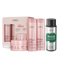 Cadiveu Kit Hair Remedy 3 Prod. + Wess Balance Shampoo250ml