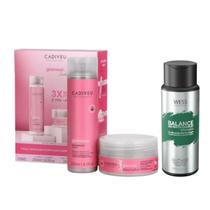Cadiveu Kit Home Care Glamour + Wess Balance Shampoo250ml