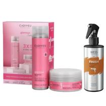 Cadiveu Kit Home Care Glamour + Wess FinishProtector250ml