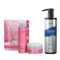Cadiveu Kit Home Care Glamour + Wess Nano Passo 3 - 500ml
