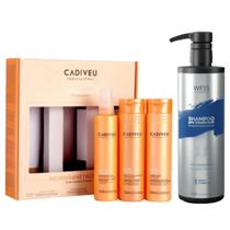 Cadiveu Kit Home Care Nutri Glow + Wess Nano Passo 1 - 500ml