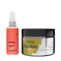 Cadiveu Leave-in Bye Bye Frizz120ml+Wess Blond Mask 200ml