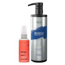 Cadiveu Leave-in Bye Bye Frizz120ml+Wess Nano Passo 1 -500ml