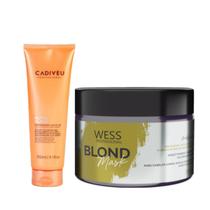 Cadiveu Leave-in Nutri Glow 150ml +Wess Blond Mask 200ml