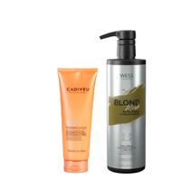 Cadiveu Leave-in Nutri Glow 150ml +Wess Blond Mask 500ml