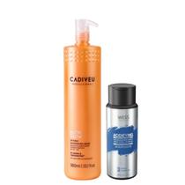 Cadiveu Máscara Nutri Glow 980ml + Wess Nano Passo 2 - 250ml