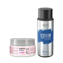 Cadiveu Máscara Quartzo 200ml + Wess Nano Passo 3 - 250ml
