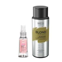 Cadiveu Óleo Capilar Quartzo 65ml +Wess Blond Shampoo 250ml