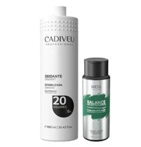 Cadiveu Oxidante 20 Volumes 900ml +Wess Balance Cond 250ml - CADIVEU/WESS