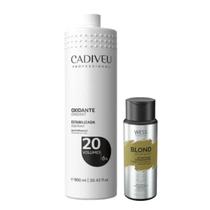 Cadiveu Oxidante 20 Volumes 900ml +Wess Blond Shampoo 250ml