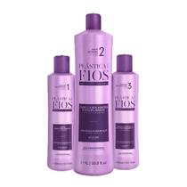 Cadiveu plastica dos fios kit promo prof. ativo 1l + sh 300ml + masc 300ml Cadiveu plastica dos fios kit promo prof. ativo 1l + sh 300ml + masc 300ml