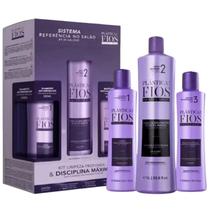 Cadiveu Plastica Dos Fios Kit Tratamento Disciplinante 2x300ml 1L Reducao de Volume Brilho Intenso Profissional Cadiveu Plastica Dos Fios Kit Tratamento Disciplinante 2x300ml 1L Reducao de Volume Brilho Intenso Profissional