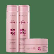 Cadiveu Professional Boca Rosa Hair Quartzo Kit Trio