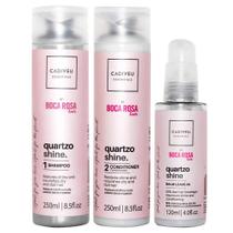 Cadiveu Professional Quartzo Shine - Kit Shampoo + Condicionador + Leave-in