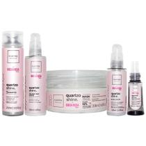 Cadiveu Professional Quartzo Shine - Kit Shampoo + Máscara + Leave-in + Sérum + Proteína