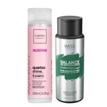 Cadiveu Shampoo Quartzo 250ml + Wess Balance Cond 250ml