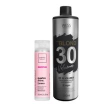 Cadiveu Shampoo Quartzo 250ml + Wess OX 30 Volumes 900ml - CADIVEU/WESS