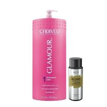 Cadiveu Shampoo Rubi Glamour 3L + Wess Blond Cond. 250ml