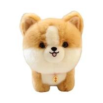 Cães de Pelúcia Kawaii Teddy Pets - Pomerânia, Corgi, Yorkie - Pelúcia Macia e Realista