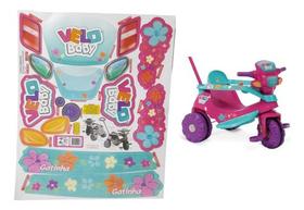 Caetela Adesivo Completo P/ Velobaby Gatinha Bandeirante